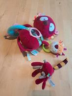 Lilliputiens knuffels met velcro om te bevestigen aan gordel, Kinderen en Baby's, Speelgoed | Knuffels en Pluche, Ophalen of Verzenden