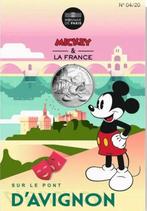 Pièce 10 euro en argent Mickey D'Avignon, Setje, Zilver, Ophalen of Verzenden, Frankrijk
