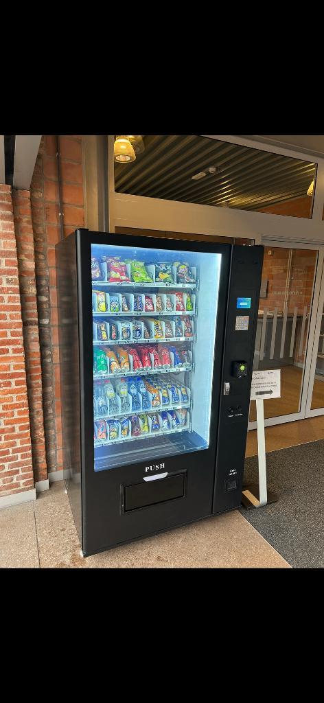 Nieuwe spiraalautomaat (2j oud) - cashless terminal & munter, Electroménager, Électroménager & Équipement Autre, Comme neuf, Enlèvement