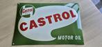 Plaque émaillée Castrol 60 cm x 40 cm bombée  ée, Ophalen of Verzenden