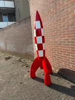 Kuifje mega Raket Decoratie beeld, Ophalen, Kuifje, Gebruikt, Beeldje of Figuurtje