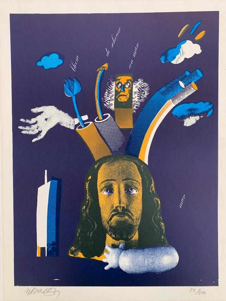 Zeefdrukken /etsen 20€ per stuk, volledig lot van 12 vr 200€, Antiek en Kunst, Kunst | Litho's en Zeefdrukken, Ophalen of Verzenden