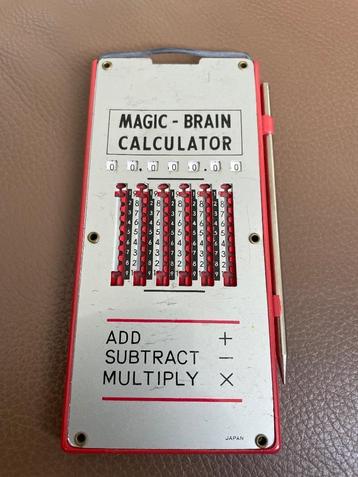 Vintage magic - brain calculator 1967