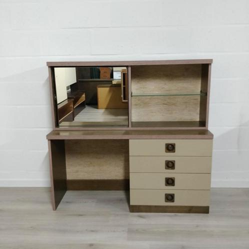 Vintage eighties kaptafel | make-up tafel retro, Huis en Inrichting, Tafels | Kaptafels, Zo goed als nieuw, Ophalen
