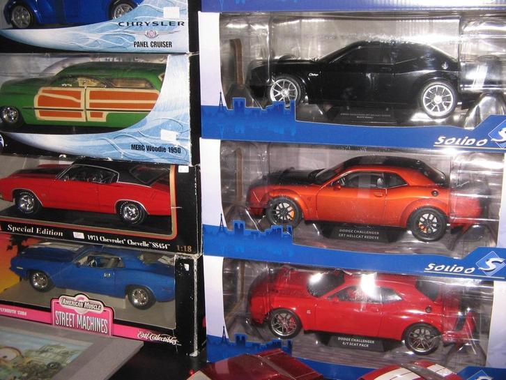heel veel modelauto's op 1/18 met doos, Hobby en Vrije tijd, Modelauto's | 1:18, Nieuw, Auto, Solido, Ophalen of Verzenden