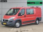 Fiat Ducato 130pk Dubbel Cabine L2H1 Trekhaak Airco Camera W, Stof, Gebruikt, Euro 6, 3000 kg