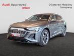Audi Q8 e-tron Q8 e-Tron 89 kWh 50 Quattro S line, Auto's, Audi, Automaat, Elektrisch, SUV of Terreinwagen, Zilver of Grijs