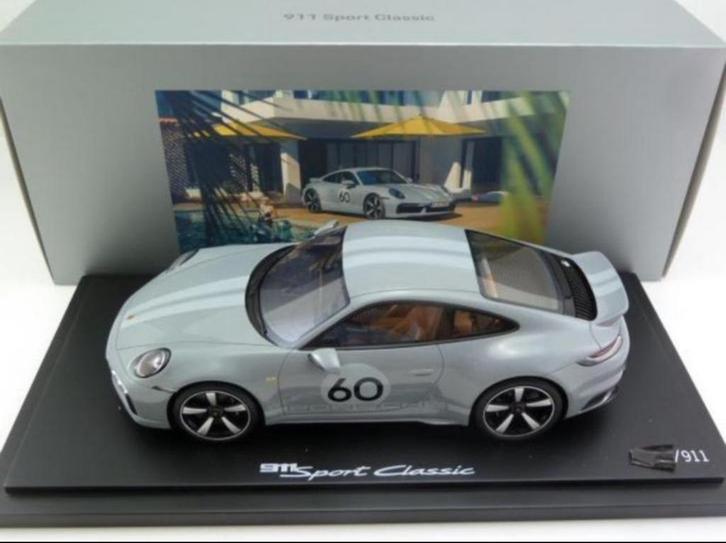 Porsche 911 type 992 Sport Classic 1/18 Spark, Hobby en Vrije tijd, Modelauto's | 1:18, Nieuw, Auto, Overige merken, Ophalen