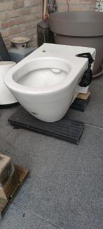 Duravit Starck 2 hangtoilet met bijhorend Starck 2 toiletzit, Ophalen, Gebruikt