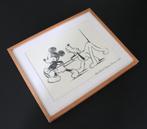Zeefdruk Mickey Mouse en Pluto (Society Dog Show 1939), Ophalen of Verzenden
