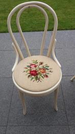 3 antieke stoelen met handwerk, Antiek en Kunst, Ophalen