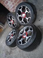17 originele Abarth 4X100 velgen, Auto-onderdelen, Banden en Velgen, Ophalen, 17 inch, Zomerbanden, Band(en)