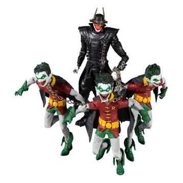 The Batman Who Laughs with the Robins of Earth 18 cm