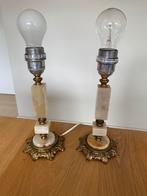 2 lampes de table/de chevet avec prise sans mise à la terre, Antiquités & Art, Antiquités | Éclairage, Enlèvement