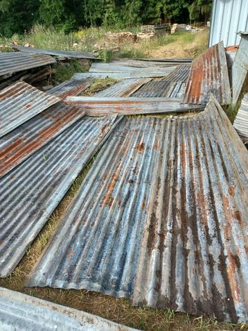 oude metalen golfplaten, Doe-het-zelf en Bouw, Ophalen, Gebruikt