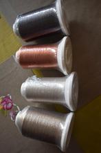 4 grote konen borduurgaren Madeira Metalic, Enlèvement ou Envoi, Neuf, Broderies à la machine, Fil à broder ou Soie