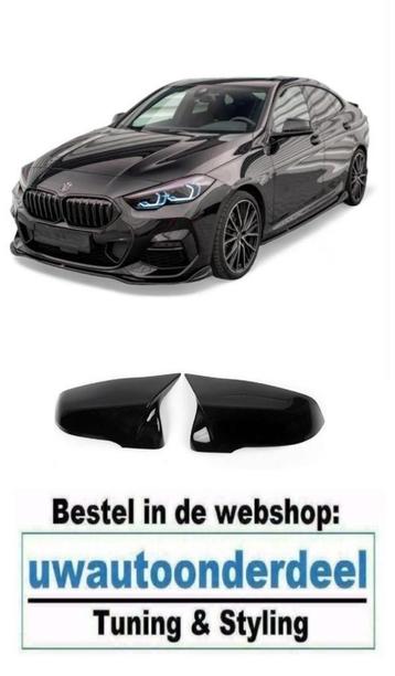Spiegel Spiegelkappen M EVO Look glans Zwart Voor Bmw 2 Seri beschikbaar voor biedingen