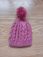 Roze gebreide muts, Enfants & Bébés, Vêtements de bébé | Bonnets, Écharpes & Moufles, Enlèvement ou Envoi, Comme neuf, Fille, Bonnet