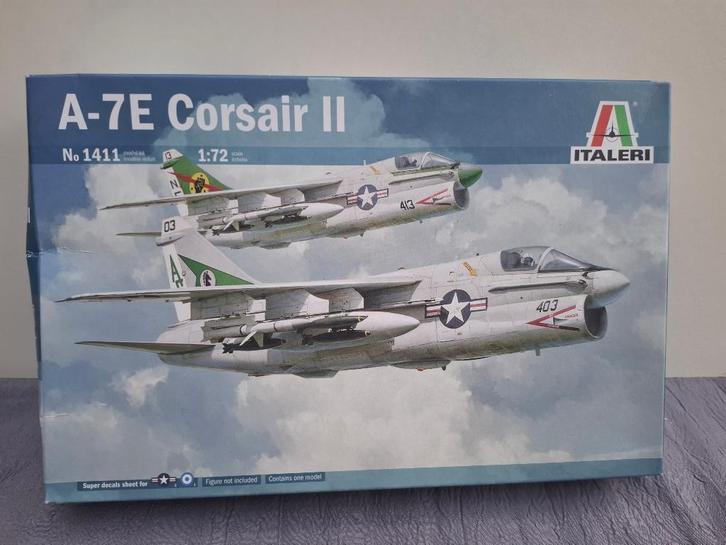 Maquette avion ITALERI VOUGHT A-7E CORSAIR II N1411 1/72, Hobby & Loisirs créatifs, Modélisme | Avions & Hélicoptères, Avion, Italeri
