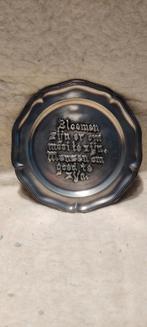 Assiette en fer blanc avec un sort, Antiquités & Art, Antiquités | Étain, Enlèvement