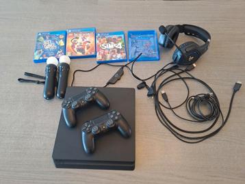 playstation 4 met toebehoren beschikbaar voor biedingen