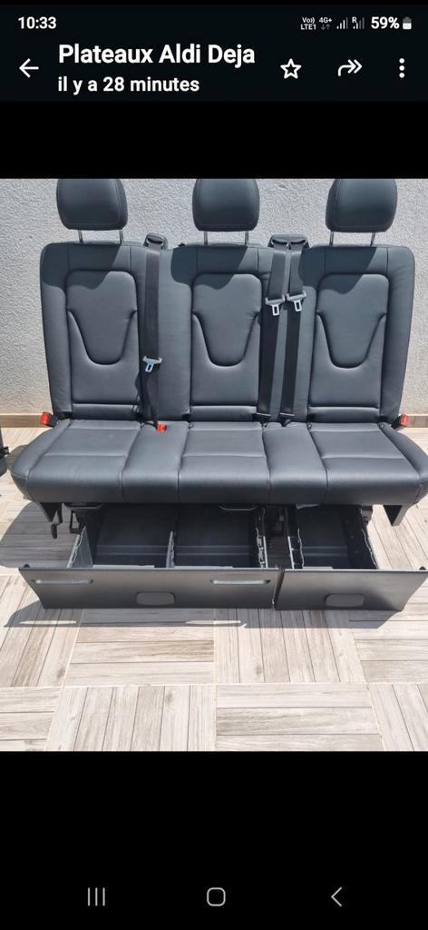 Lugano ouirginale Mercedes Class V 250 zwart leren bedzittin, Auto-onderdelen, Interieur en Bekleding, Nieuw, Ophalen of Verzenden