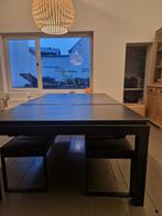 Biljart / eettafel van Aramith met zitbanken, Sport en Fitness, Ophalen, Gebruikt, Biljarttafel