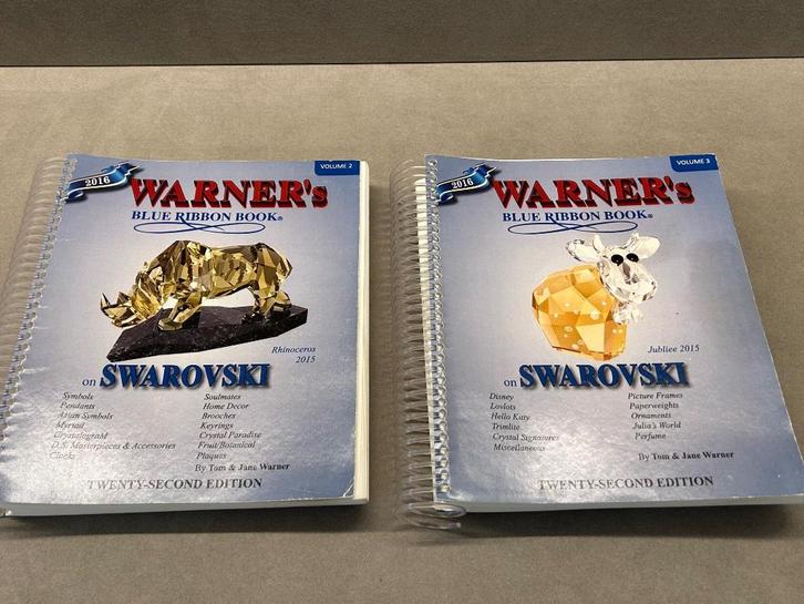 Swarovski Set 2 Warner's blue ribbon book 2016, Vol 2 & 3, Verzamelen, Swarovski, Gebruikt, Overige typen, Ophalen of Verzenden