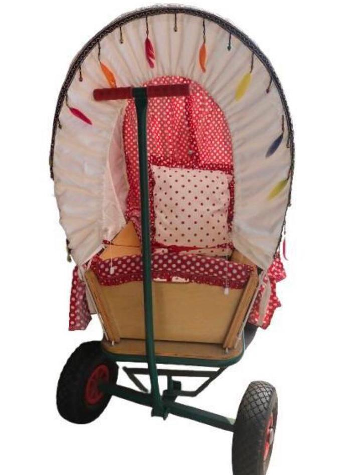 Prachtige bolderkar/ huifkar voor kinderen, Caravans en Kamperen, Bolderkarren, Gebruikt, Ophalen