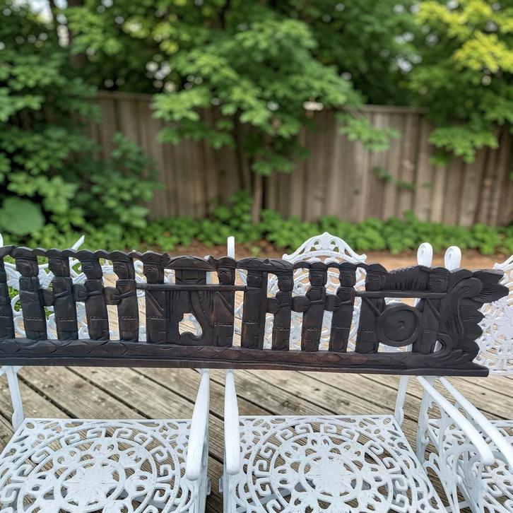 À vendre : Panneau en bois unique et vintage — 99€

Apporte, Jardin & Terrasse, Ensembles de jardin, Bois, Enlèvement