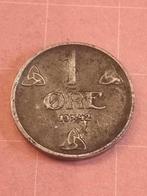 NORVÈGE 1 Ore 1942 - Occupation allemande, Timbres & Monnaies, Monnaies | Europe | Monnaies non-euro, Enlèvement ou Envoi, Monnaie en vrac