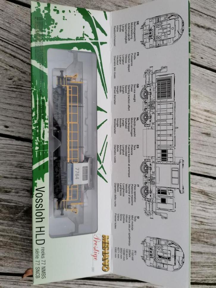 MEHANO - NMBS HLD-7764 (Dummy-loc!)., Hobby en Vrije tijd, Modeltreinen | H0, Zo goed als nieuw, Locomotief, Ophalen of Verzenden