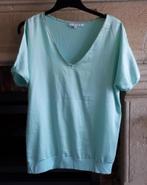 Lola&Liza - tshirt/blouse KM - groen - maat 40 - € 1.00, Maat 38/40 (M), Korte mouw, Gedragen, Groen