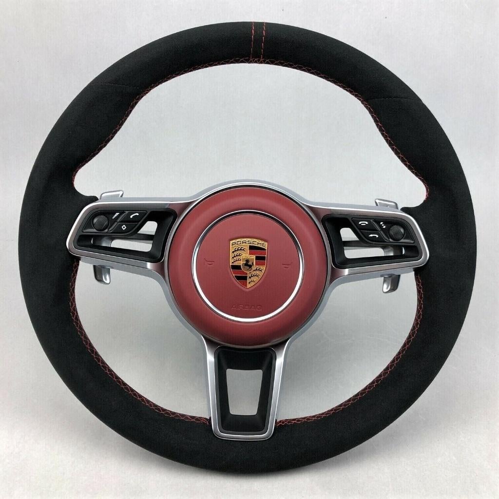 Volant de mise à niveau de l'airbag rouge Porsche Alcantara, Enlèvement ou Envoi, Neuf, Porsche