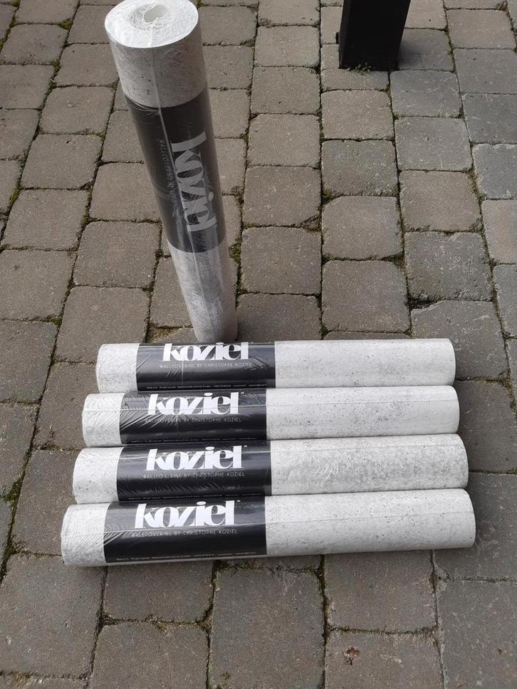 Behangpapier Nieuw 5 rollen, Huis en Inrichting, Stoffering | Behang, Wit, Zwart, Grijs, 25 tot 50 m², Ophalen of Verzenden