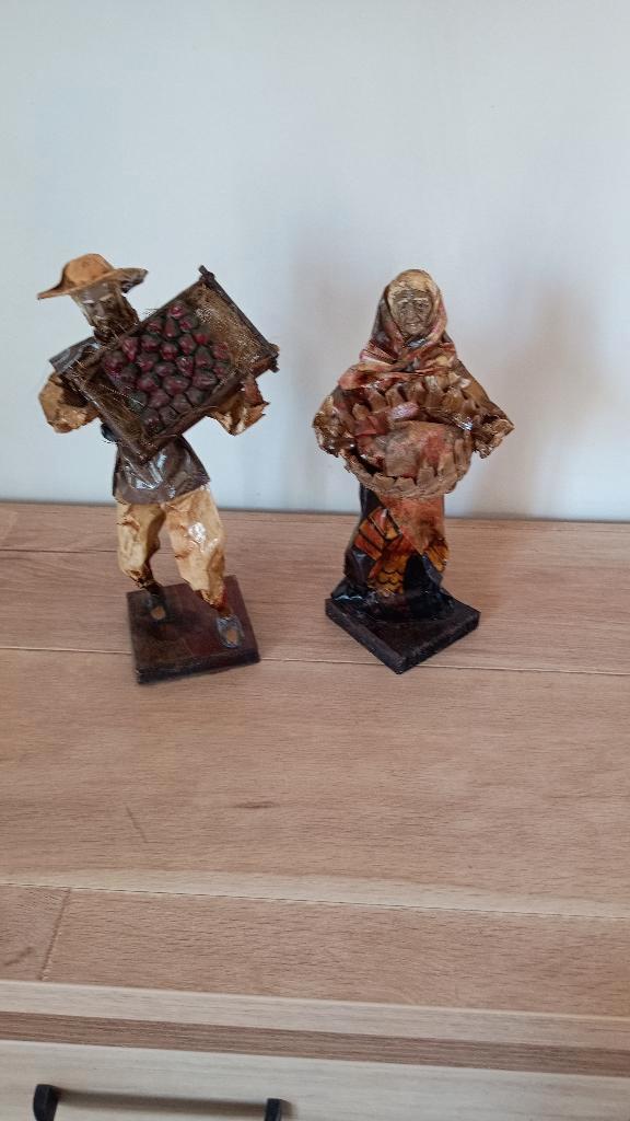 Authentieke Mexicaanse folk art beeldjes – handgemaakt, Verzamelen, Beelden en Beeldjes, Zo goed als nieuw, Overige typen, Ophalen of Verzenden