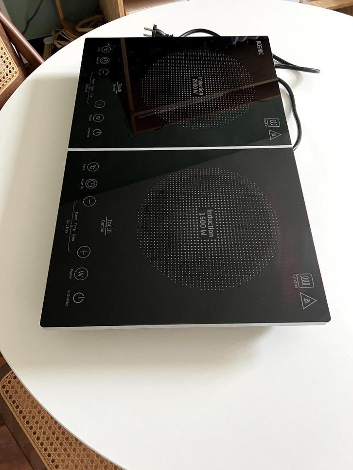 KOENIC inductiekookplaat – zwart, Elektronische apparatuur, Kookplaten, Zo goed als nieuw, Vrijstaand, Elektrisch, 3 kookzones of minder