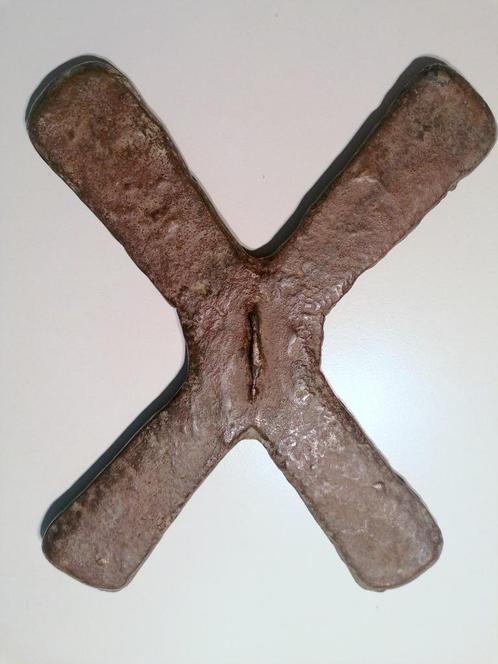 Katanga Kruis HANDA Betaalmiddel, Antiek en Kunst, Kunst | Niet-Westerse kunst, Verzenden