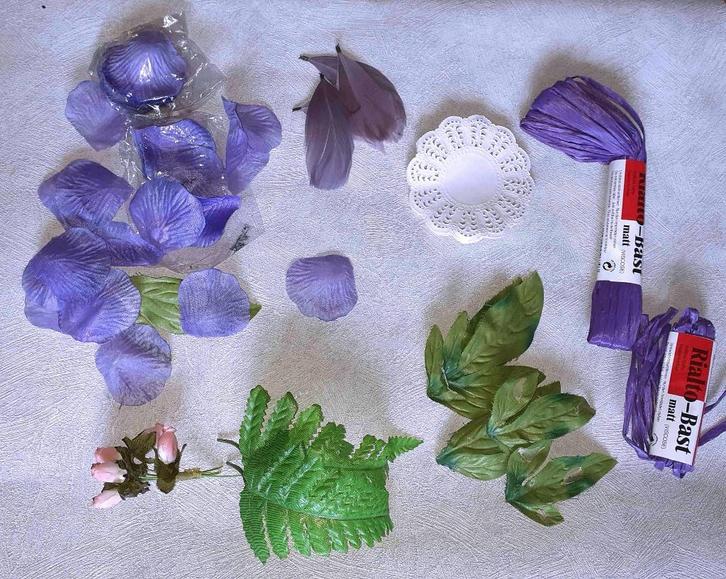 DIY  set kunstbloemen en bladeren en andere knutselspullen, Hobby & Loisirs créatifs, Bricolage, Neuf, Matériel, Envoi