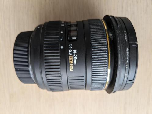 Sigma 10-20 mm 1:4-5 .6 EX DC HSM pour Nikon, TV, Hi-fi & Vidéo, TV, Hi-fi & Vidéo Autre, Comme neuf, Enlèvement ou Envoi