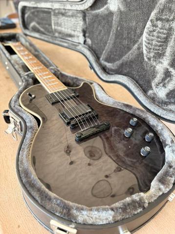 Epiphone Les Paul Custom Prophecy Plus met koffer, Enlèvement, Comme neuf, Epiphone