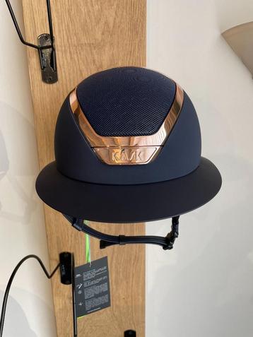 Showmodel KASK Star Lady Navy / Rosegold maat 57, Enlèvement ou Envoi, Neuf, Enfants, Bombe