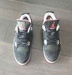 Jordan 4 Retro BRED (2012) taille 42,5, Sneakers, Gedragen, Ophalen of Verzenden, Zwart