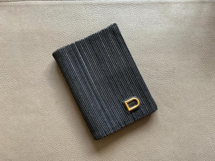 Delvaux portefeuille toile de cuir - NOOIT GEBRUIKT, Handtassen en Accessoires, Tassen | Damestassen, Nieuw, Overige typen, Zwart