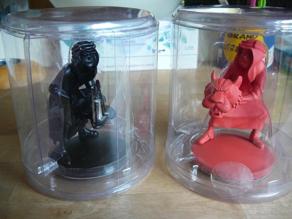 Figurine Tintin : Abdallah avec la tête de tigre (NEUF), Enlèvement, Tintin, Neuf, Statue ou Figurine