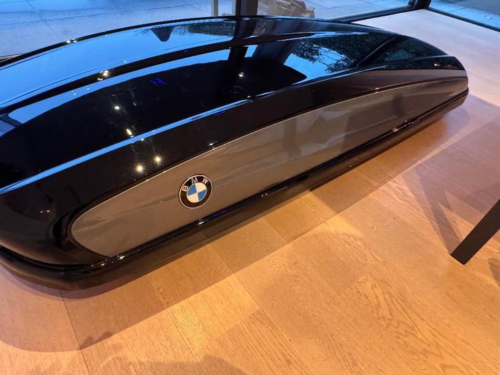 dakkoffer 420 + dakdragers F11 original BMW, Auto diversen, Dakkoffers, Zo goed als nieuw, Ophalen