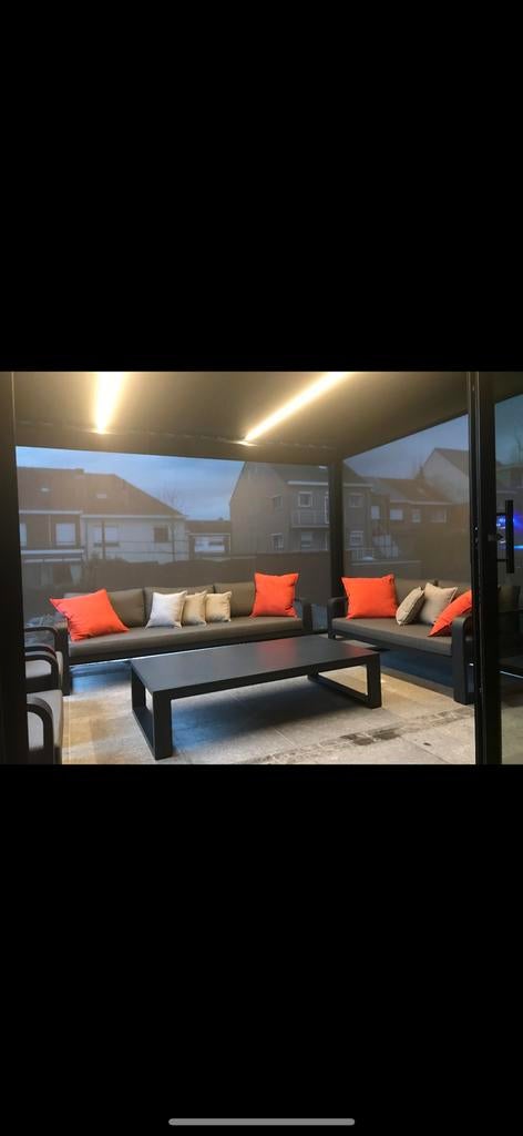 COUSSINS BRISTOL POUR SALON JARDIN, Jardin & Terrasse, Ensembles de jardin, Comme neuf, 2 places, Enlèvement