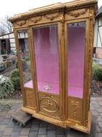 Vitrine dorée de style Louis XVI, Antiquités & Art, Enlèvement