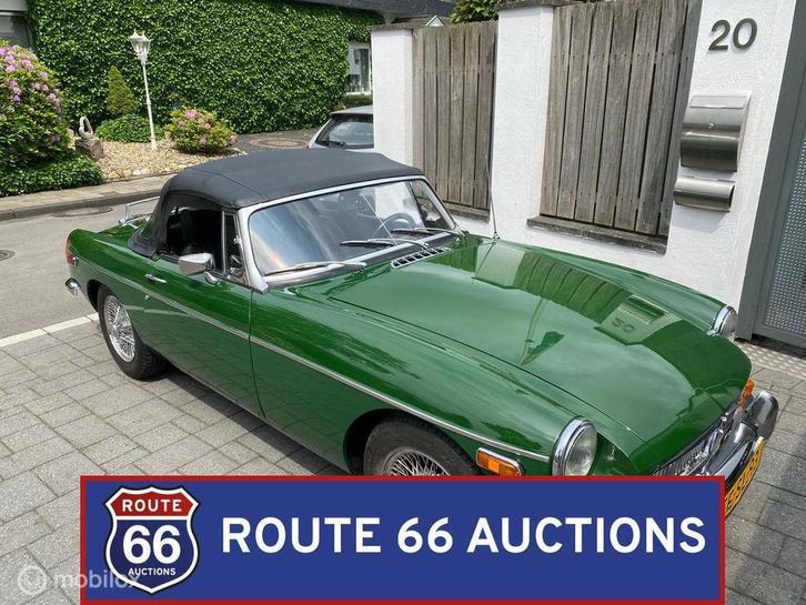 MG MGB Cabriolet | 1978 | Route 66 Auctions, Auto's, Oldtimers, Bedrijf, Te koop, MG, Benzine, Overige carrosserie, Handgeschakeld