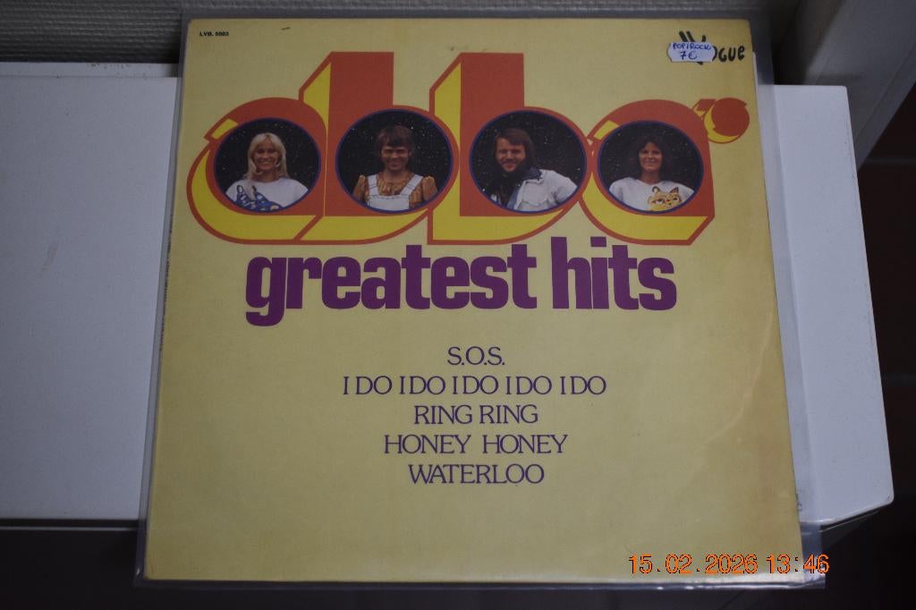 3 LP's : "Abba", Cd's en Dvd's, Vinyl | Rock, Gebruikt, Beschermende buitenhoes, Ophalen of Verzenden